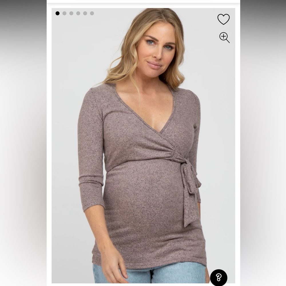 Knit Wrap Top